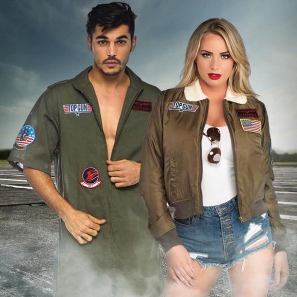 NWT TOP GUN Maverick/Goose Short Flight Suit OP-Costume - Picture 3 of 5